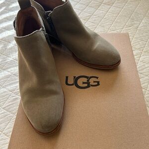 UGG Khaki Ankle Boots